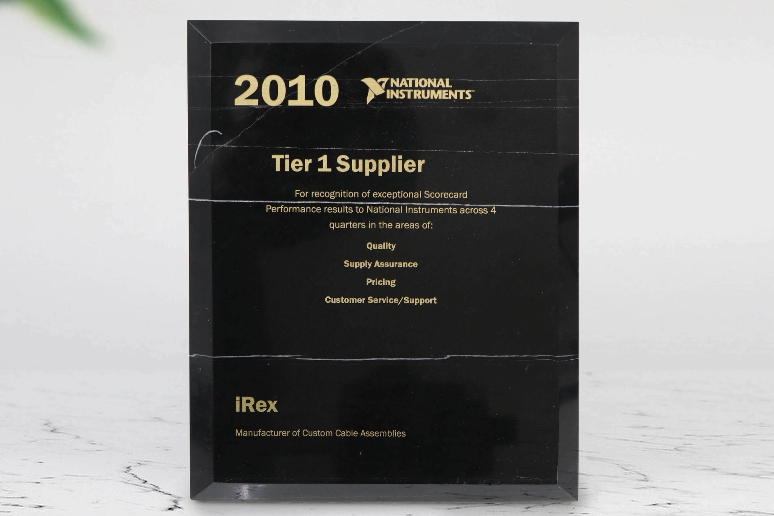 Awarded Tier 1 Supplier